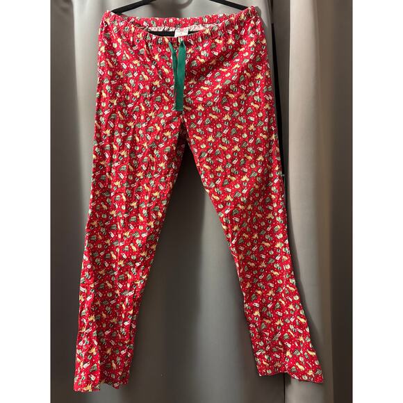 Vineyard Vines Red Whale and Dog Christmas Lounge/Pajama Pants Small 32x30 - Picture 1 of 4